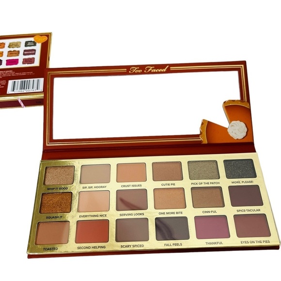 Too Faced Pumpkin Spice: Second Slice SWEET & SPICY EYE SHADOW PALETTE New - Picture 5 of 5